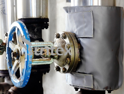 Tampas removíveis da isolação térmica da fibra de vidro para válvulas da tampa, painéis da instrumentação, flanges & encanamento