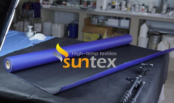 O Pvc acrílico do plutônio do silicone da tela de alta temperatura revestiu o pano da tela da fibra de vidro