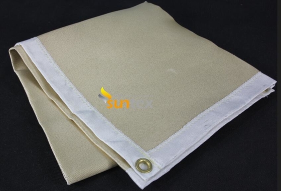 Fogo dourado da cor - cobertura de solda térmica do fogo da fibra de vidro resistente