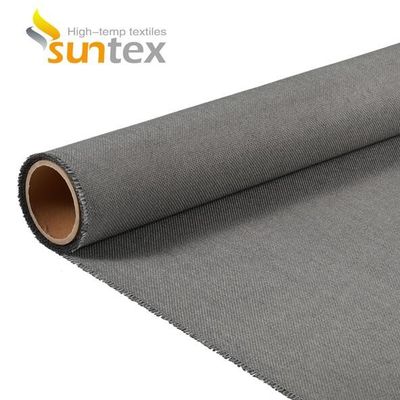 EN-13501 Certified Fireproof Fiberglass Fabric for Fire Curtains with 550°C Temperature Resistance and 0.6mm Thickness