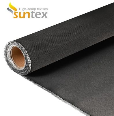 EN-13501 Certified Fireproof Fiberglass Fabric for Fire Curtains with 550°C Temperature Resistance and 0.6mm Thickness
