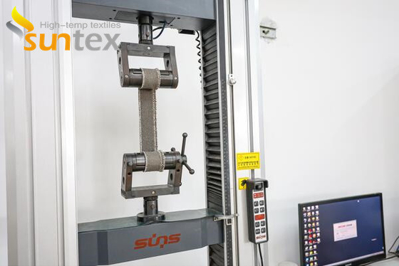 Boa resistência química da tela revestida de grande resistência da fibra de vidro do silicone aos ácidos e à lixívia para a junção de expansão da tela