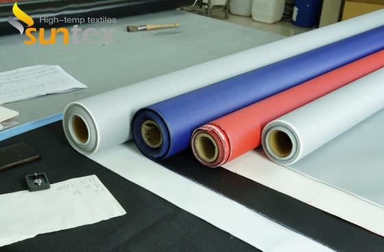 O silicone de alta temperatura das telas revestiu a fibra de vidro para o canal de ar da tela