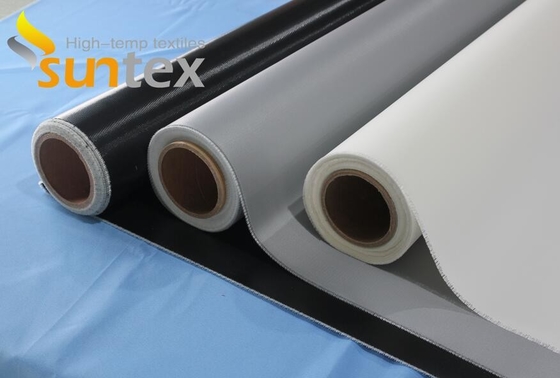 O silicone de alta temperatura de 32 onças revestiu a tela da fibra de vidro para cortinas do fogo & do respingo
