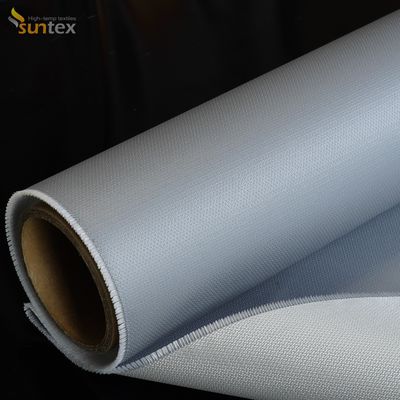 Tecido de fibra de vidro industrial revestido de silicone a alta temperatura