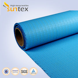 O silicone azul revestiu a tela da fibra de vidro para a proteção de solda, a isolação térmica, a junção de expansão, etc.