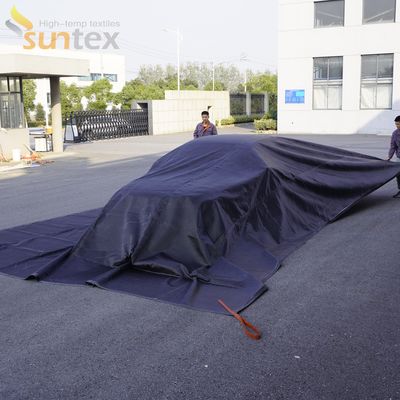 EV Car Fire Blanket Gray 550℃ Thermal Resistance