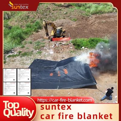 Cor cinzenta Suntex Cobertura de incêndio para automóveis Resistência térmica 550°C/1000°C