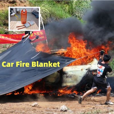 Suntex Car Fire Blanket Silicone Fire Blanket Resistente à alta temperatura