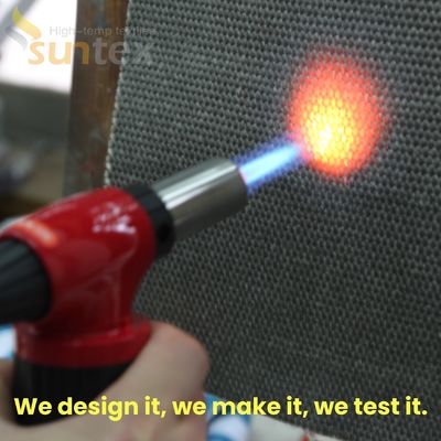 1.2x1.2m Teste de ignição de tecido revestido com fibra de vidro Suntex