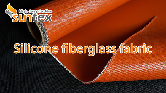 Tecido de fibra de vidro revestido com silicone SUNTEX
