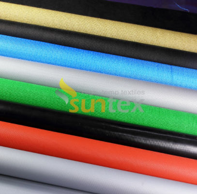 Tecido de fibra de vidro revestido com borracha de silicone Material de isolamento pesado Resiste a temperaturas de até 550 ° C
