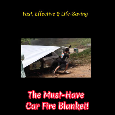 Car Fire Blanket é o mais eficiente em EVs ou LI incêndios