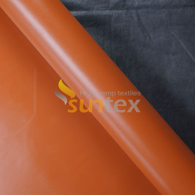0.4mm E-Glass Resistente a altas temperaturas Isolamento térmico Borracha de silicone revestido de fibra de vidro Tecido à prova d'água