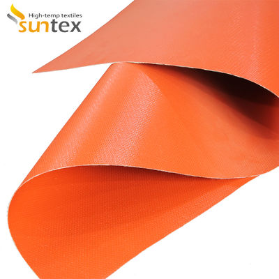 1. Heat-Resistant E-Glass Silicone-Coated Fiberglass Fabric (850g/m²)