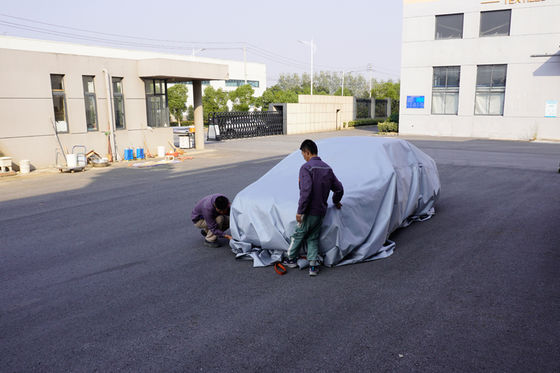 6X8m Manta Ignífuga Eléctrica Gris, Fibra de Vidrio Resistente al Calor
