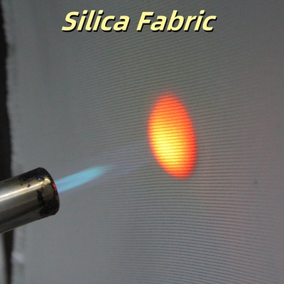 Tecido de fibra de vidro revestido com vermiculita 1200°C resistente ao fogo 620g/m²