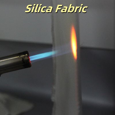 Manta de solda de tecido de fibra de vidro revestido com sílica e vermiculita 1200°C