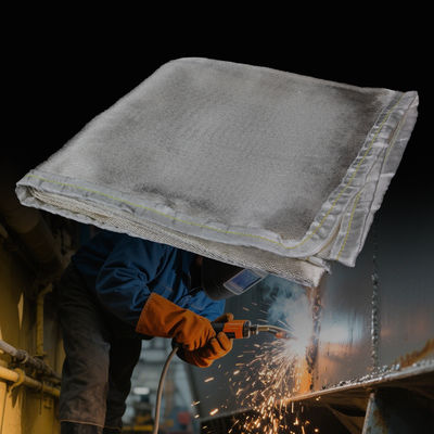 17 Oz 1000°F Fire Resistance Welding Blanket with 16 Mil Thickness for High Temp Grinding Sparks