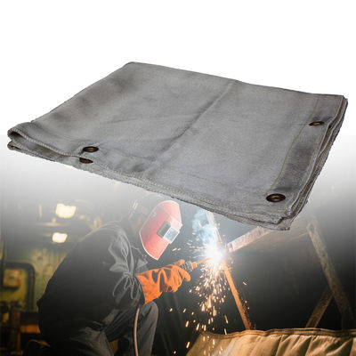 17 Oz 16 Mil 1000°F Heat Resistant Welding Blanket Fireproof Welding Curtain for Sparks and Slag Protection