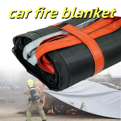 Cobertor para Incêndio de Carro Elétrico Cinza 550℃ Resistência Térmica para Incêndios de Baterias de Íon de Lítio