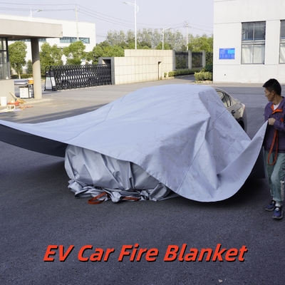 Cobertor Cinza para Veículos Elétricos (VE) - Resistência Térmica de 550℃ para Incêndios em Baterias de Lítio