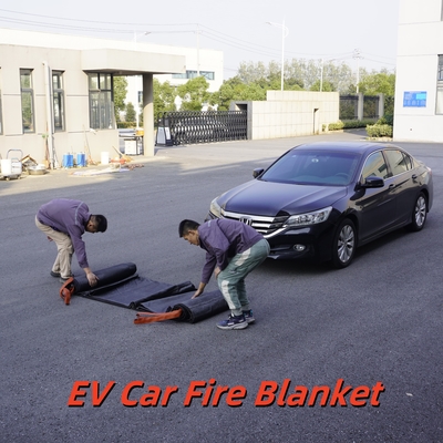 EV Fire Blanket Cinza 550°C Resistência térmica para logística