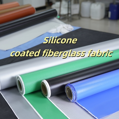 Tecido revestido com fibra de vidro de silicone 400 g/m2 Retardante de incêndio de -50°C a 500°C