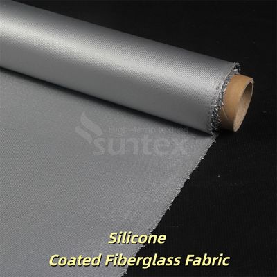 Tecido de fibra de vidro revestido com silicone à prova de intempéries e retardante de chama para isolamento térmico e mantas de soldagem