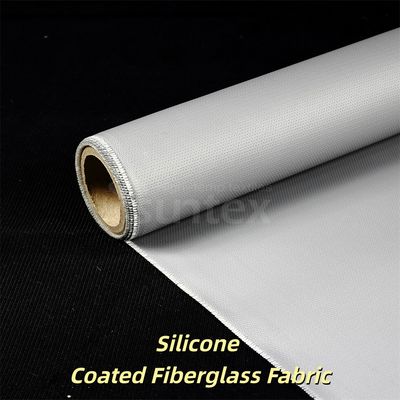 Custom Color Thermal Insulation Fire Resistant Silicone Coated Fiberglass Fabric for High Temperature Applications