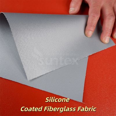 High Temperature Resistant Fireproof Anti-tear Silicone Coated Aramid Cloth for Industrial Applications