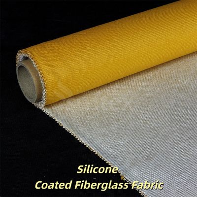 High Temperature Resistant Fireproof Anti-tear Silicone Coated Aramid Cloth for Industrial Applications