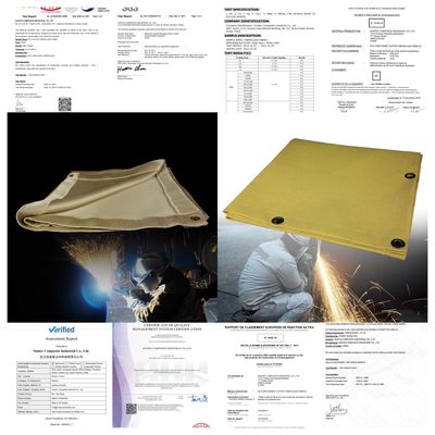 17 Oz 16 Mil Cobertura de Soldadura à prova de fogo com protecção contra faíscas para segurança em altas temperaturas