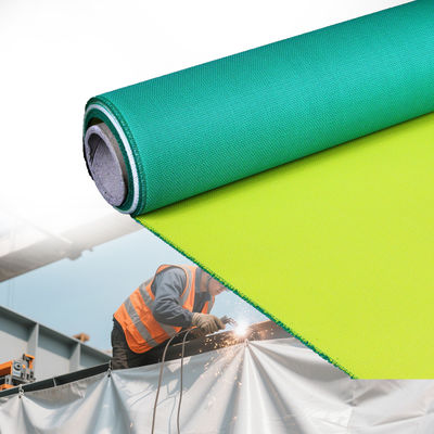 Custom Colored E-Glass Silicone Coated Fiberglass Fabric with 50 m / 100 m Roll Length for High Temperature Protection