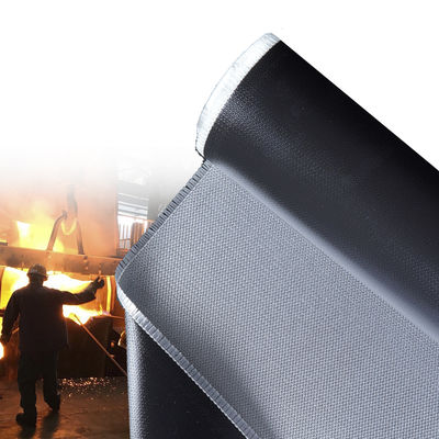 Silicone Coated Fiberglass Fabric with 260℃ Heat Resistance 400 g/sqm Weight and 0.3 mm Thickness for Thermal Insulation
