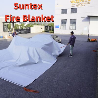Suntex Fire Blanket: Bloqueio de chama superior com recurso de ventilação de gás para privação de oxigênio em incêndios de veículos elétricos