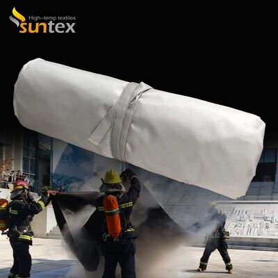 Cobertor para Incêndio de Carro Elétrico com Retardante de Chama e Resistência Térmica de 550℃/1000℃ para Controle de Incêndio por Privação de Oxigênio