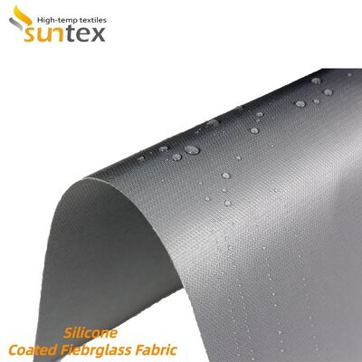 Fireproof Silicone Coated Fiberglass Fabric with Chemical Corrosion Resistance and High Temperature Stability for Industrial Use