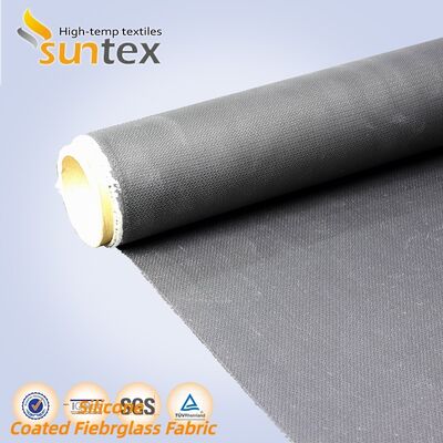 Wholesale Custom Fireproof 850g/m2 Heat Resistant Silicone Coated Fiberglass Fabric Cloth