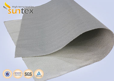 Cortinas de fumo materiais da cobertura revestida Heatproof do fogo da fibra de vidro da tela 0.7mm do plutônio da tela