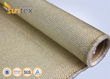rolo resistente ao calor industrial da cobertura da soldadura da fibra de vidro de pano 800 C da fibra de vidro do Vermiculite do rolo da cobertura do fogo de 1.3mm
