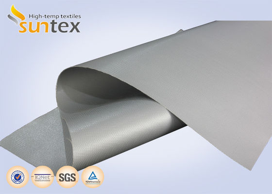 SUNTEX PU revestido de tecido de cortina de incêndio com resistência à temperatura de 700 °C e tecido de barreira de incêndio livre de alcalinos
