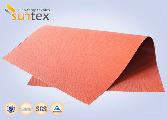Durable Fire Protection Silicone Coated Fiberglass Fabric with High Temperature Resistance for Metalworking