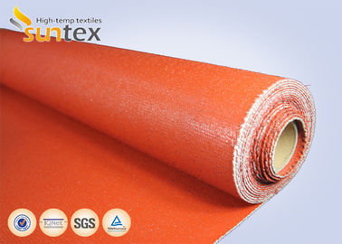O silicone revestido resistente ao calor da borracha de silicone revestiu a tela da fibra de vidro para coberturas isolantes & revestimento & Co removíveis