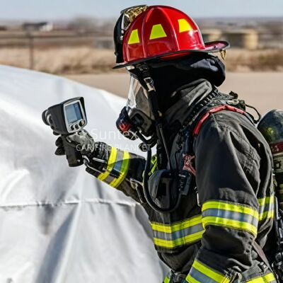 Cobertor Cinza para Carro Elétrico com Resistência Térmica de 550℃/1000℃ e Privação de Oxigênio para Proteção de Tapete de Fogueira