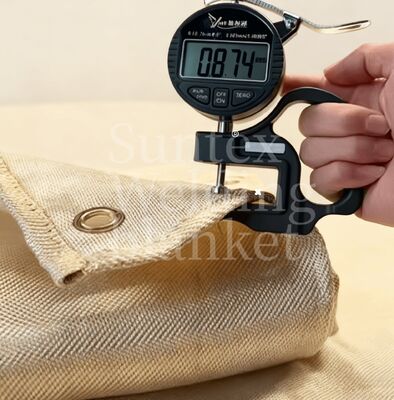 Rolo de manta de solda de fibra de vidro com revestimento acrílico resistente ao calor a 550°C com tamanhos personalizáveis