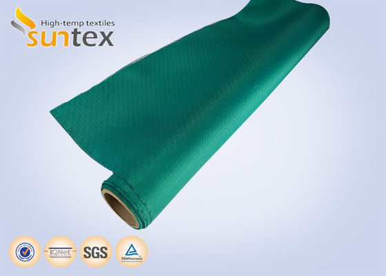 Acrylic Coated Fire Resistant Fiberglass Fabric with 550 Degree C Temperature Resistance for Welding Blankets Easy to Sew and Cut