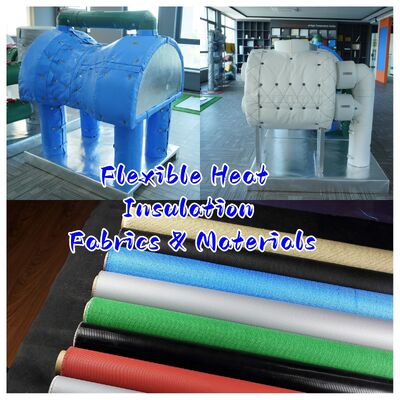 Tecido para cortina corta-fogo certificado EN-13501 com resistência a temperatura de 550°C e espessura de 0,6mm para proteção contra fogo e fumaça