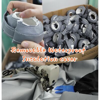 Tecido para cortina corta-fogo certificado EN-13501 com resistência a temperatura de 550°C e espessura de 0,6mm para proteção contra fogo e fumaça