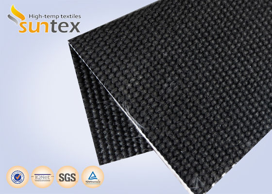 Tecido de Cortina de Fogo SUNTEX com Resistência à Temperatura de 880°C, Tecido de Fibra de Vidro Revestido com Poliuretano Livre de Alcalinos